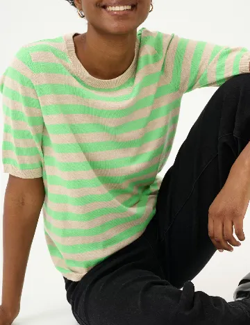 Bluza Kaffe, gri/verde Verde