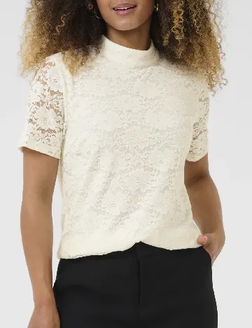 Bluza Cream, alb Alb