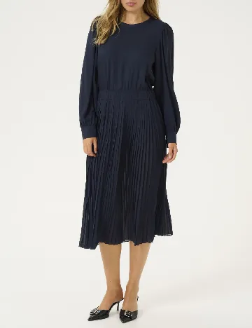 Rochie medie Culture, bleumarin Albastru