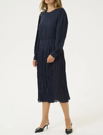 Rochie medie Culture, bleumarin Albastru