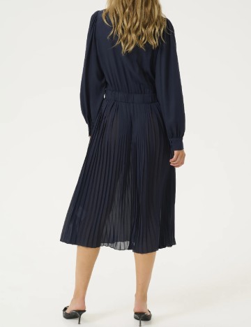 Rochie medie Culture, bleumarin