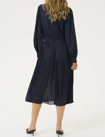 Rochie medie Culture, bleumarin Albastru
