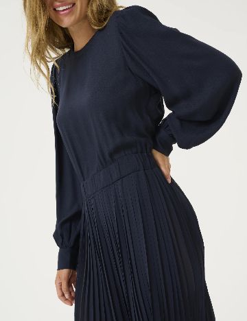 Rochie medie Culture, bleumarin
