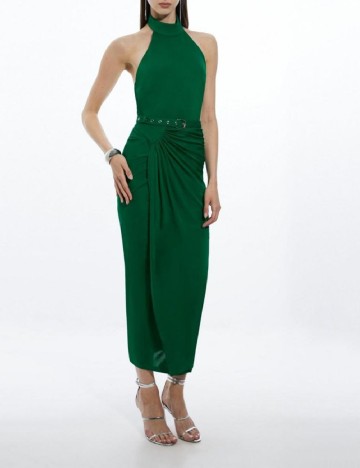 Rochie lunga Karen Millen, verde