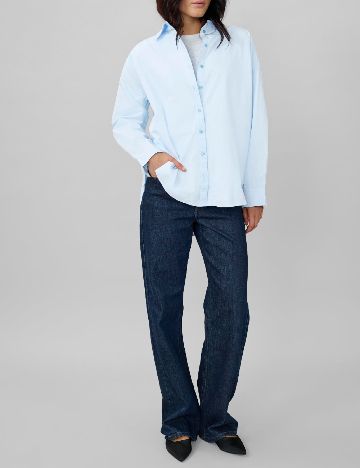 Camasa My Essential Wardrobe, bleu