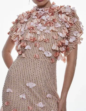Rochie lunga Karen Millen, roz Roz