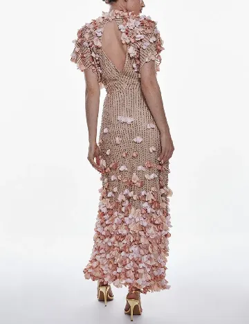 Rochie lunga Karen Millen, roz Roz