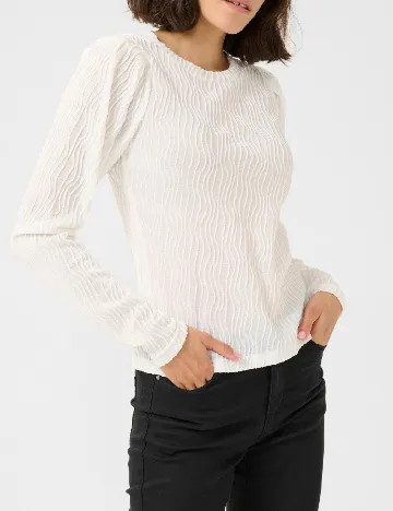 Bluza Kaffe, alb Alb