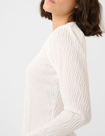 Bluza Kaffe, alb