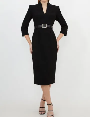 Rochie medie Karen Millen, negru Negru