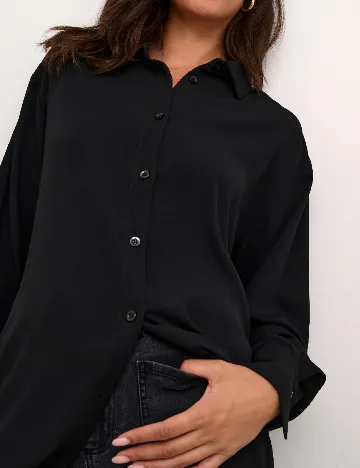 Camasa Kaffe, negru Negru