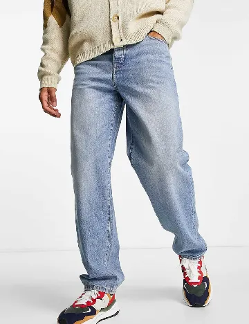 Blugi ASOS, albastru Albastru