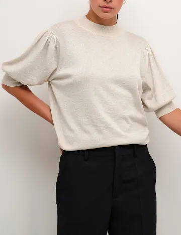 Bluza Kaffe, bej Crem