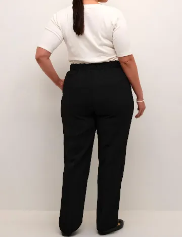 Pantaloni Kaffe Curve, negru Negru