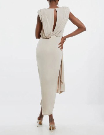 Rochie lunga Karen Millen, bej