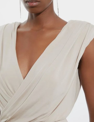 Rochie lunga Karen Millen, bej