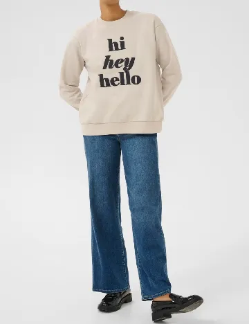 Bluza Kaffe, bej Crem