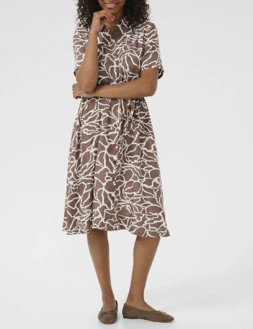 Rochie medie Kaffe, maro