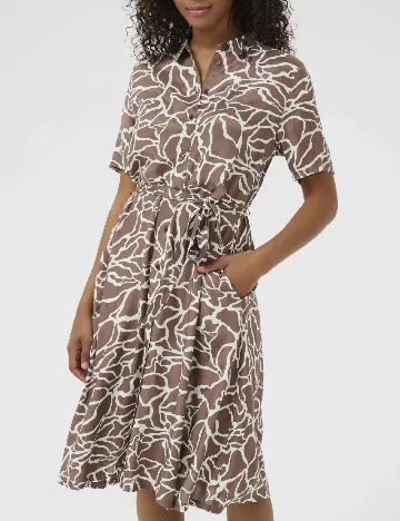 Rochie medie Kaffe, maro Maro