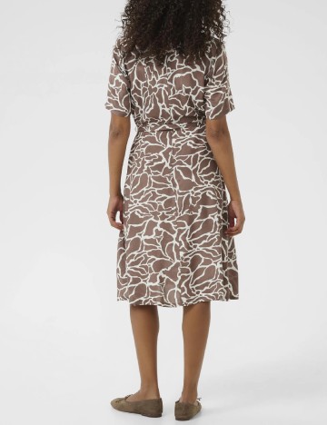 Rochie medie Kaffe, maro
