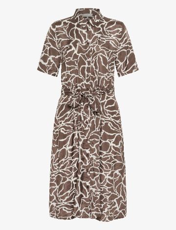 Rochie medie Kaffe, maro