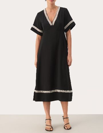 Rochie medie Part Two, negru