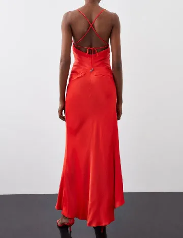 Rochie lunga Karen Millen, rosu Rosu