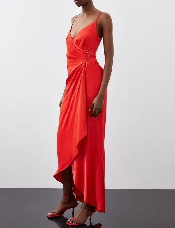 Rochie lunga Karen Millen, rosu Rosu