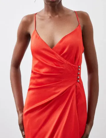Rochie lunga Karen Millen, rosu Rosu