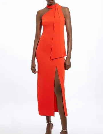 Rochie lunga Karen Millen, portocaliu Portocaliu