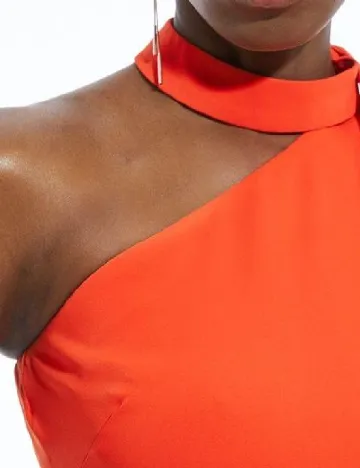 Rochie lunga Karen Millen, portocaliu Portocaliu