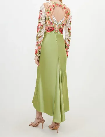 Rochie lunga Karen Millen, verde Verde