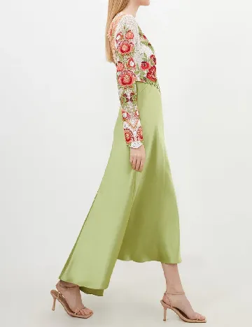 Rochie lunga Karen Millen, verde Verde