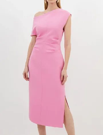 Rochie medie Karen Millen, roz Roz