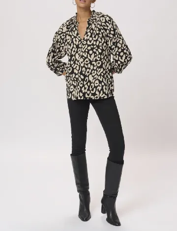 Bluza Kaffe, animal print Animal print