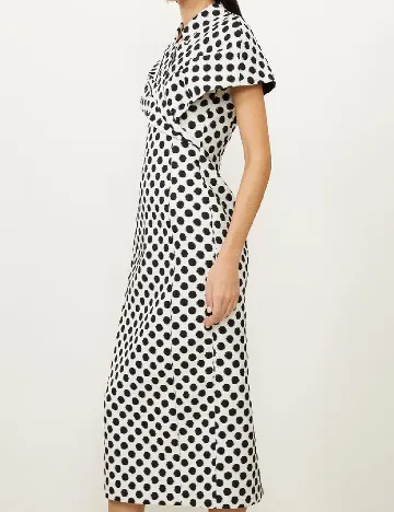 Rochie medie Karen Millen, alb/negru Alb
