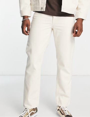 Blugi ASOS, crem