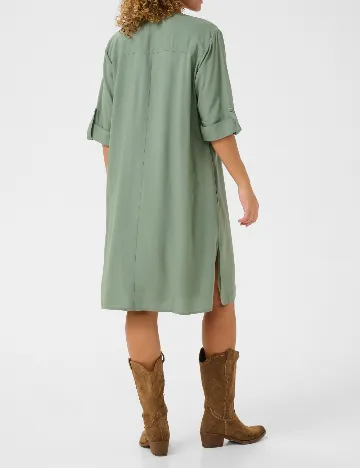 Rochie scurta Cream, verde Verde