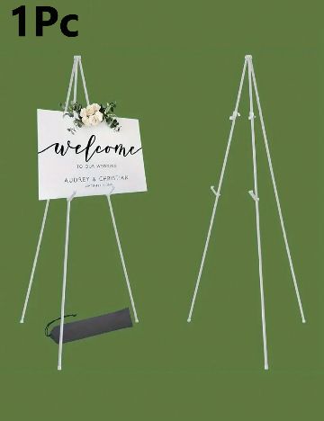 Trepied metalic pliabil pentru afisare SHEIN, alb