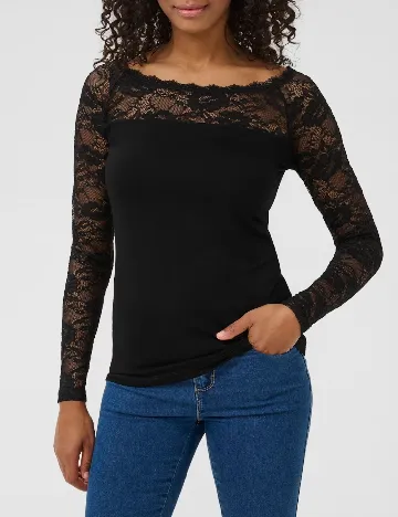 Bluza Kaffe, negru Negru