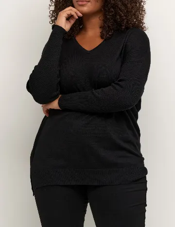 Bluza Kaffe Curve, negru Negru