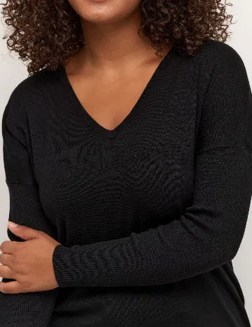 Bluza Kaffe Curve, negru Negru