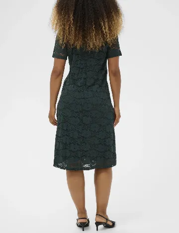 Rochie medie Cream, verde Verde