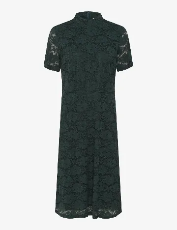 Rochie medie Cream, verde Verde