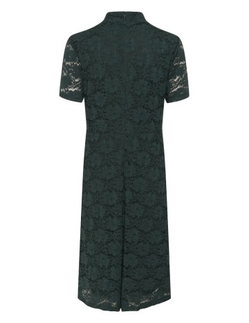Rochie medie Cream, verde