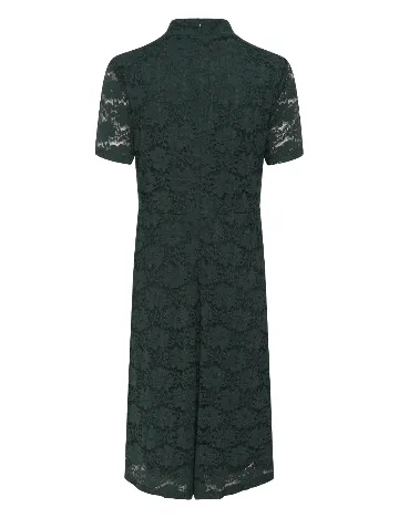 Rochie medie Cream, verde Verde