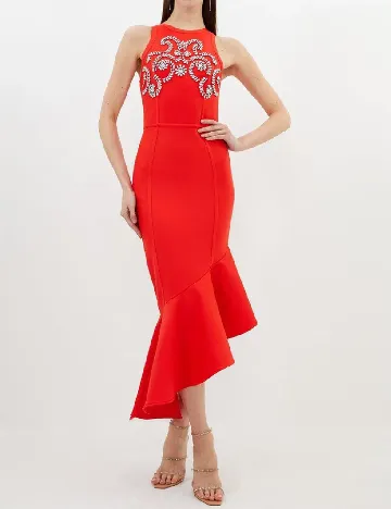 Rochie medie Karen Millen, rosu Rosu