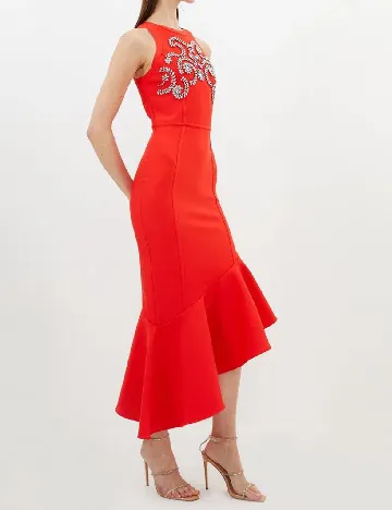 Rochie medie Karen Millen, rosu Rosu