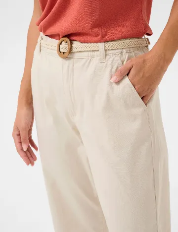 Pantaloni Cream, bej Crem