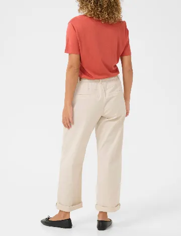 Pantaloni Cream, bej Crem
